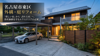 庭・駐車場をおしゃれに！名古屋市東区のエクステリアリフォーム