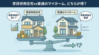 賃貸併用住宅vs普通のマイホーム、どちらが得？10年後の資産比較