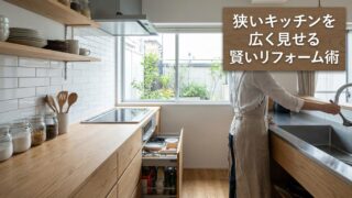 狭いキッチンを広く見せる！名古屋市東区の賢いリフォーム術