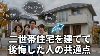 二世帯住宅を建てて後悔した人の共通点。失敗事例から学ぶ対策