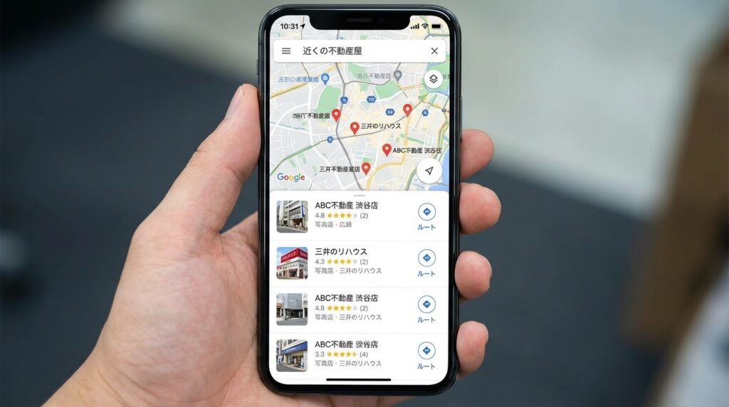 「近くの不動産屋」検索で出てこない原因と基本対策（愛知・名古屋不動産集客経営ブログ）