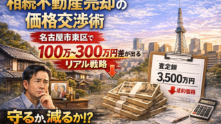 相続不動産売却の価格交渉術｜名古屋市東区の不動産会社選びと戦略