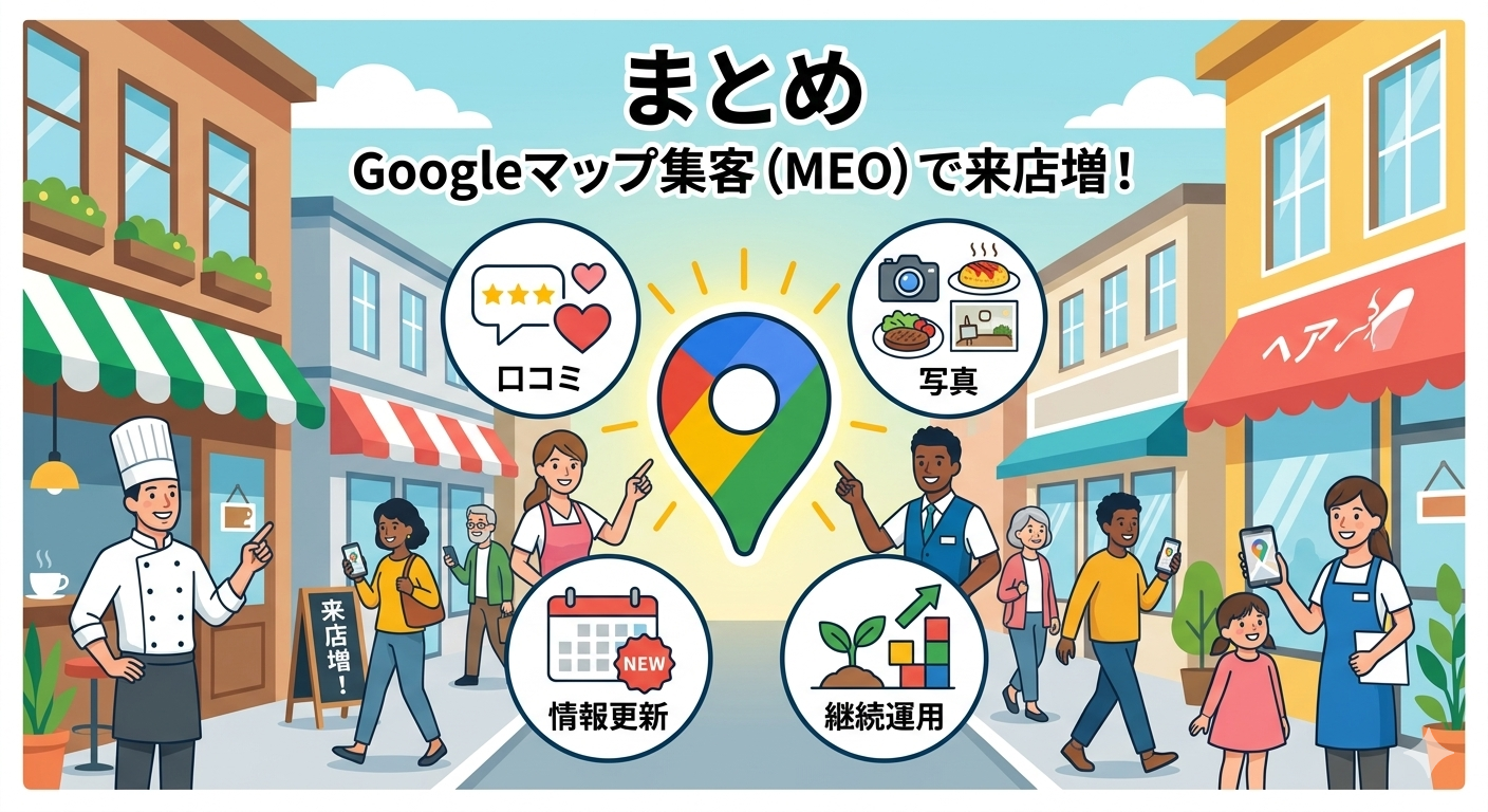 Google map集客のまとめ