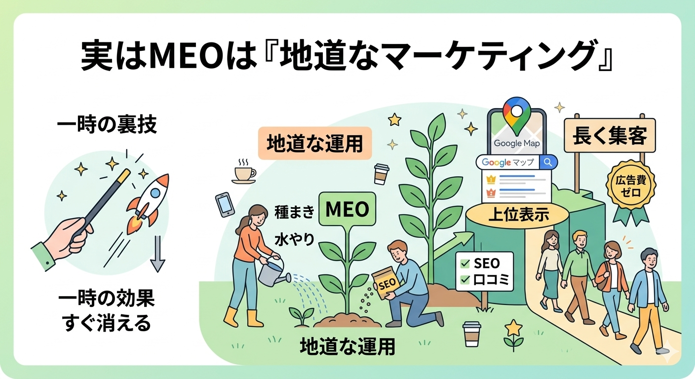 MEOは地道なマーケティング