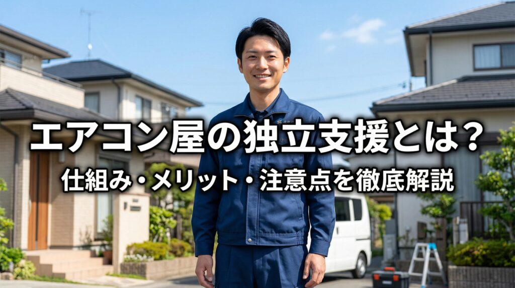 エアコン屋の独立支援とは？仕組み・メリット・注意点を徹底解説