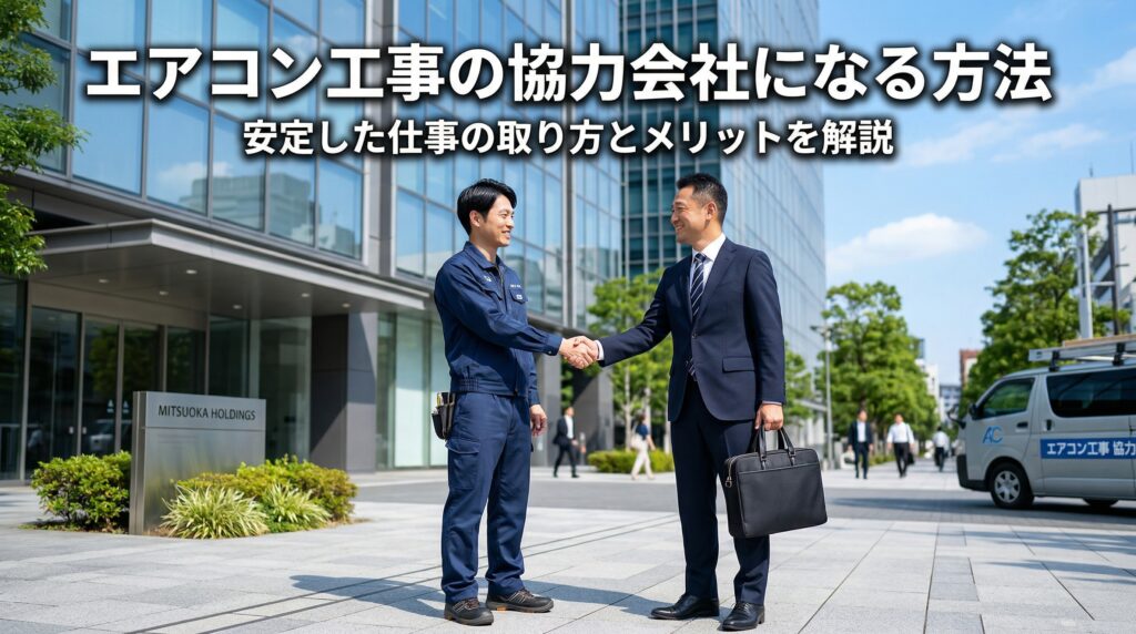 エアコン工事の協力会社になる方法｜仕事の取り方とメリット