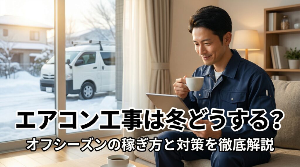 エアコン工事は冬どうする？オフシーズンの稼ぎ方と対策