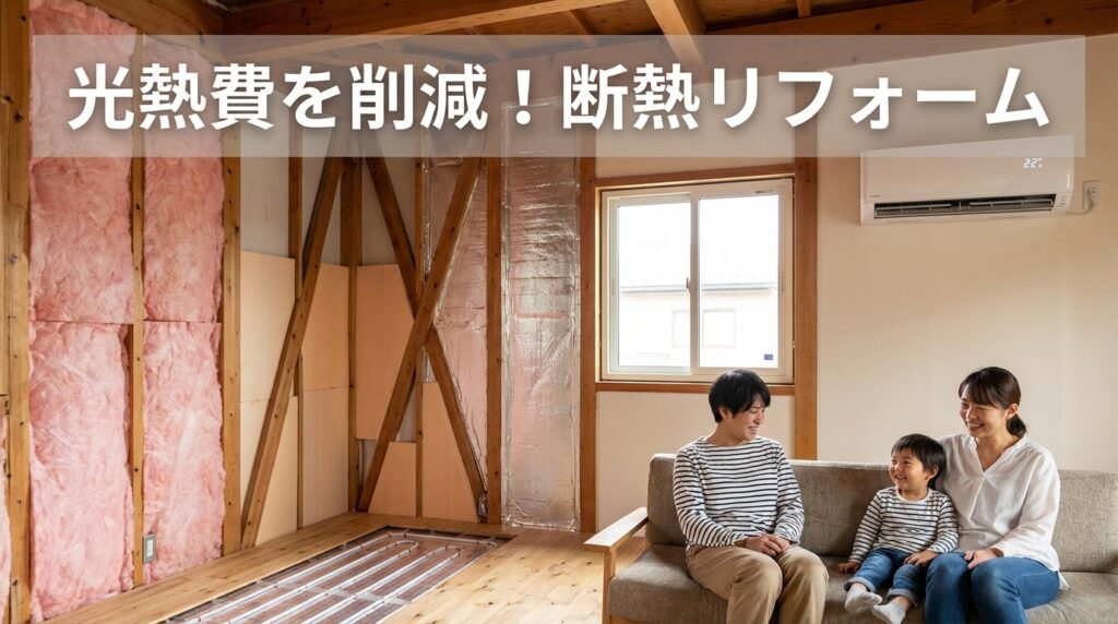 光熱費を削減！名古屋市東区の断熱リフォーム