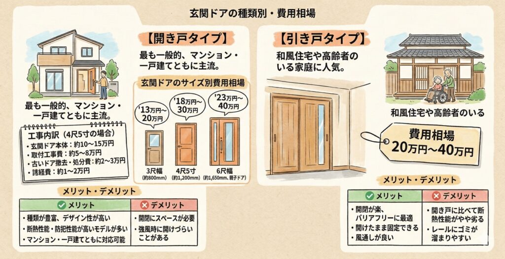 名古屋市東区の玄関ドア交換・リフォーム費用相場【2026年最新版】