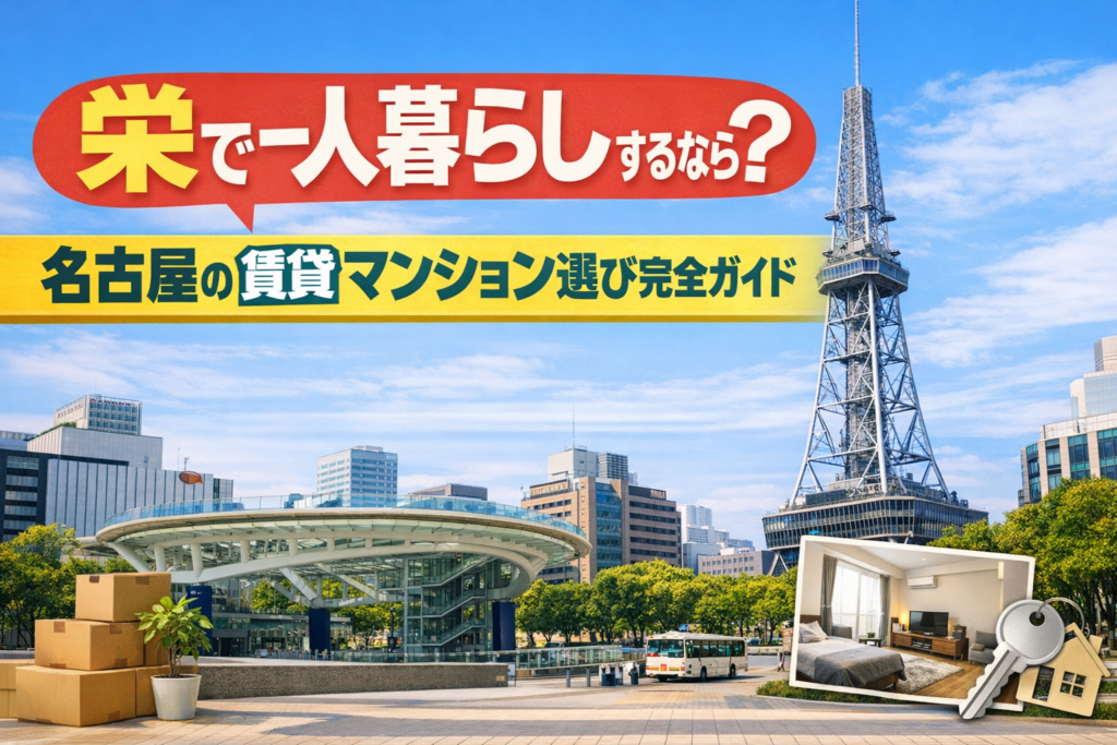 栄で一人暮らしするなら？名古屋の賃貸マンション選び完全ガイド