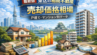 【最新版】東区の相続不動産売却価格相場｜戸建て・マンション別データ