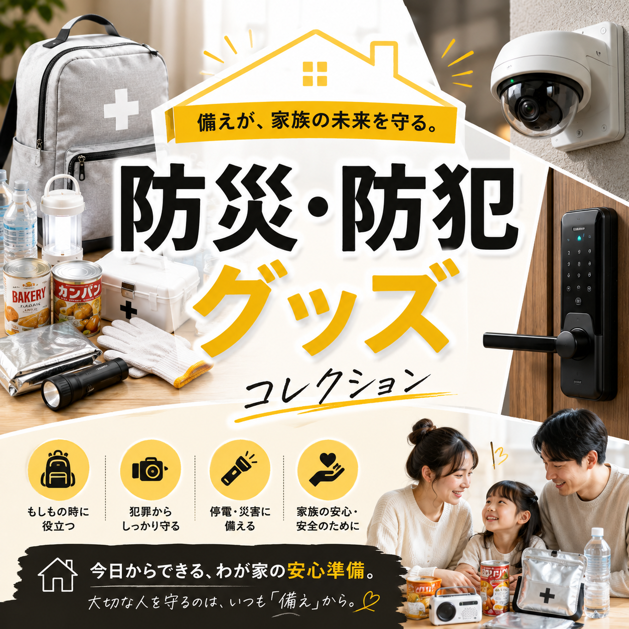 防犯グッズ・防災アイテムのおすすめ