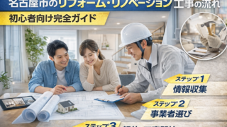 名古屋市のリフォーム・リノベーション工事の流れ｜初心者向け完全ガイド