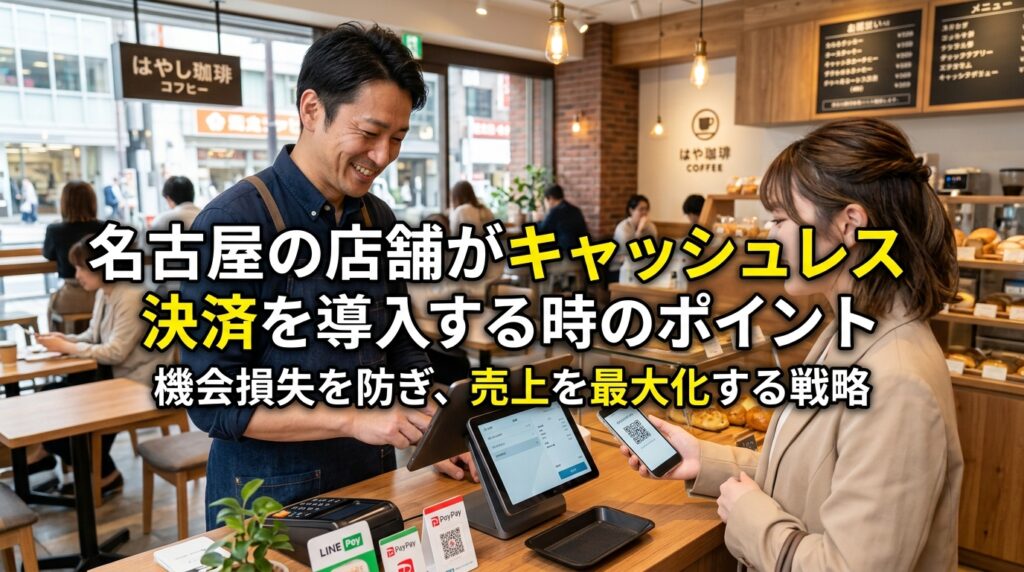 名古屋の店舗がキャッシュレス決済を導入する時のポイント
