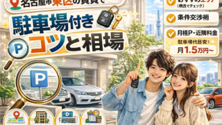 名古屋市東区で駐車場付き賃貸を探すコツと相場【2026年完全攻略版】