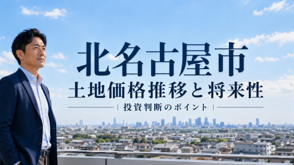 北名古屋市 土地価格推移と将来性｜投資判断のポイント
