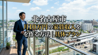 北名古屋市 月10万円の家賃収入を作る方法｜具体プラン
