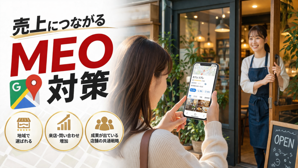 売上につながるMEO対策｜成果が出ている店舗の共通戦略とは