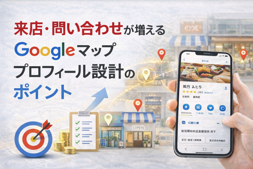 来店・問い合わせが増えるGoogleマッププロフィール設計のポイント