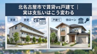 北名古屋市で賃貸vs戸建て｜実は支払いはこう変わる