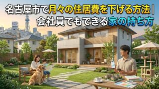 名古屋市で月々の住居費を下げる方法｜会社員でもできる家の持ち方