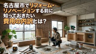 名古屋市でリフォーム・リノベーションする前に知っておきたい費用の内訳とは？