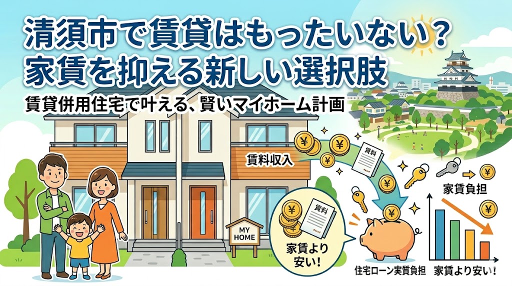清須市で賃貸はもったいない？家賃を抑える新しい選択肢