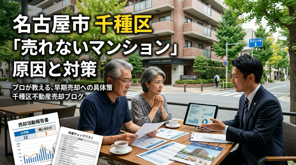 名古屋市千種区で売れないマンションの特徴とは？売却が長引く原因と対策