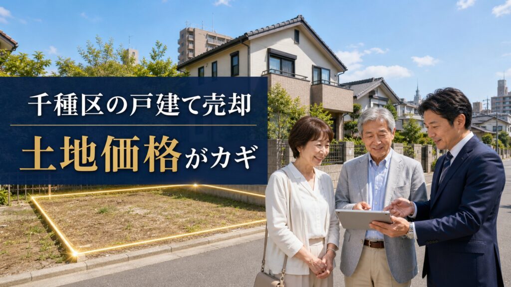名古屋市千種区の戸建て売却は土地価格が重要｜査定額を左右するポイント