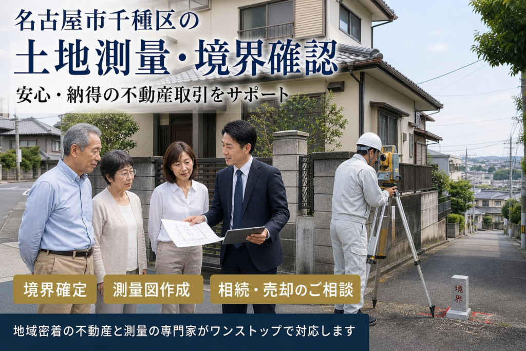 戸建て売却で測量は必要？名古屋市千種区の費用相場と判断基準