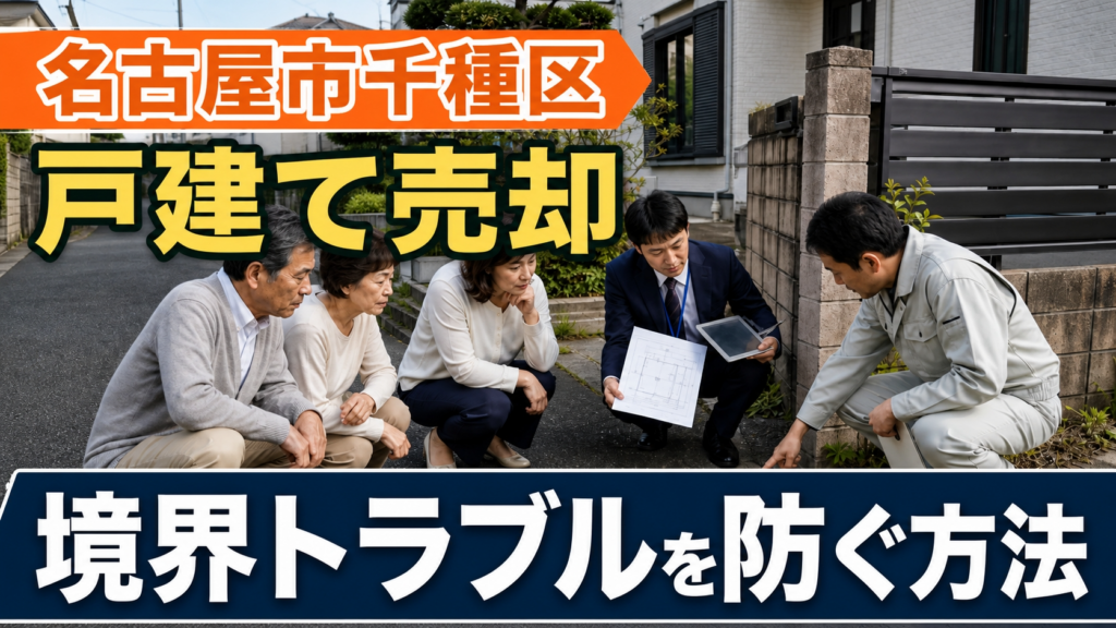 名古屋市千種区戸建て売却で境界トラブルを防ぐ方法｜事前にやるべき対策まとめ