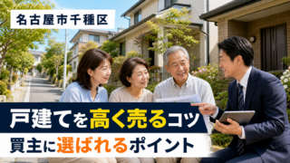 名古屋市千種区で戸建てを高く売るコツ｜買主に選ばれるポイントとは