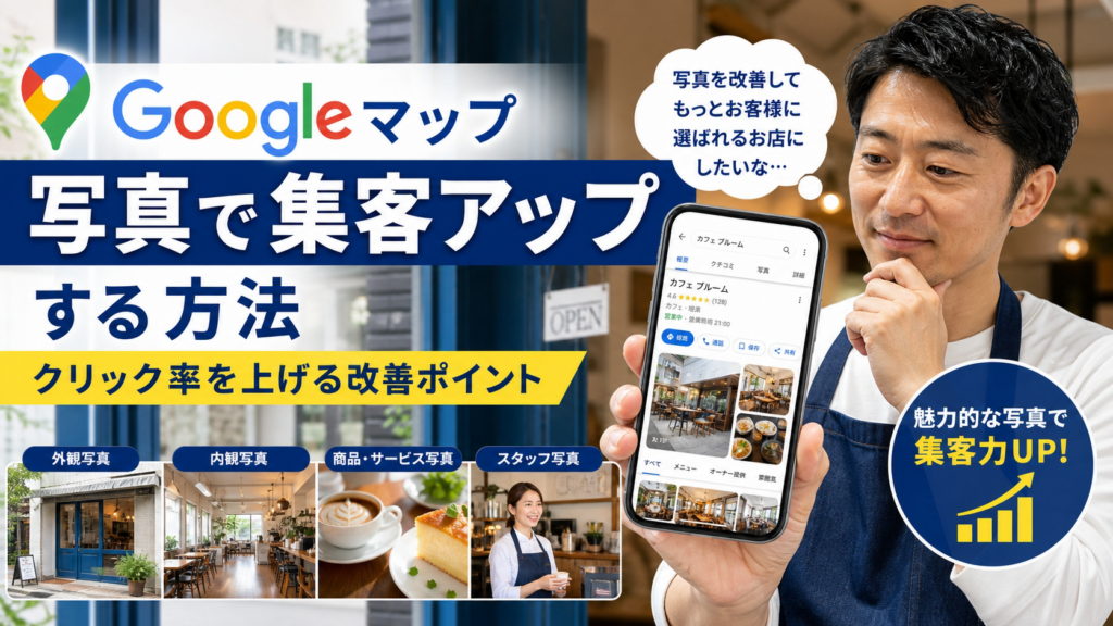 Googleマップ写真で集客アップする方法｜クリック率を上げる改善ポイント