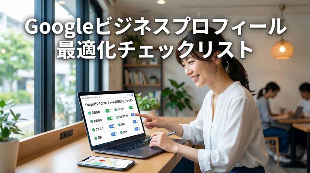 Googleビジネスプロフィール最適化チェックリスト｜集客できる設定完全ガイド