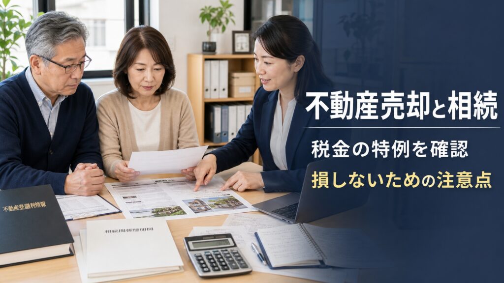 不動産売却や相続で損しないために。知っておきたい税金の特例と注意点
