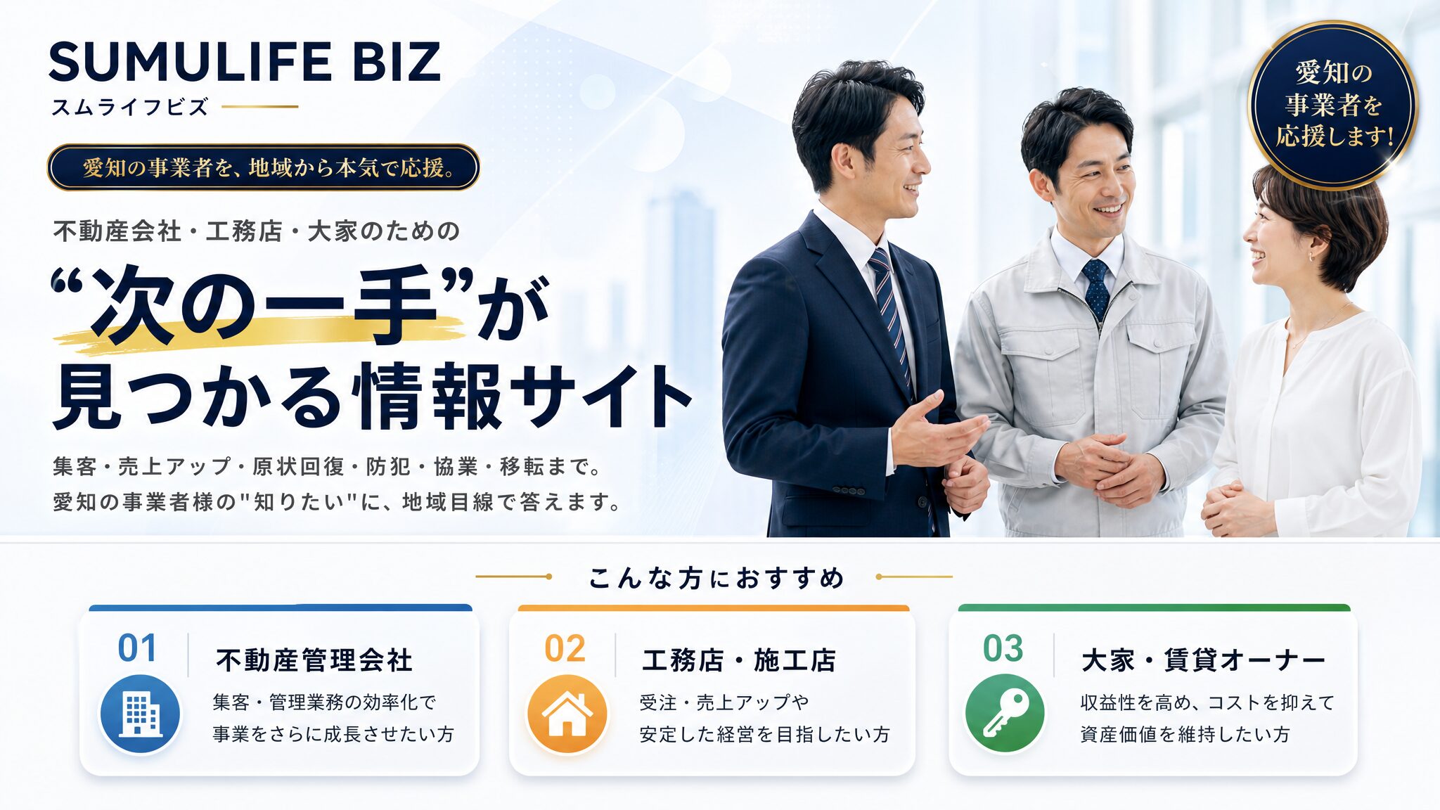 SUMULIFE BIZ PCファーストビュー