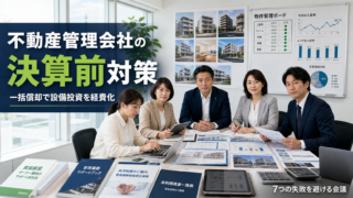 不動産管理会社の決算前対策|一括償却で設備投資を経費化する考え方
