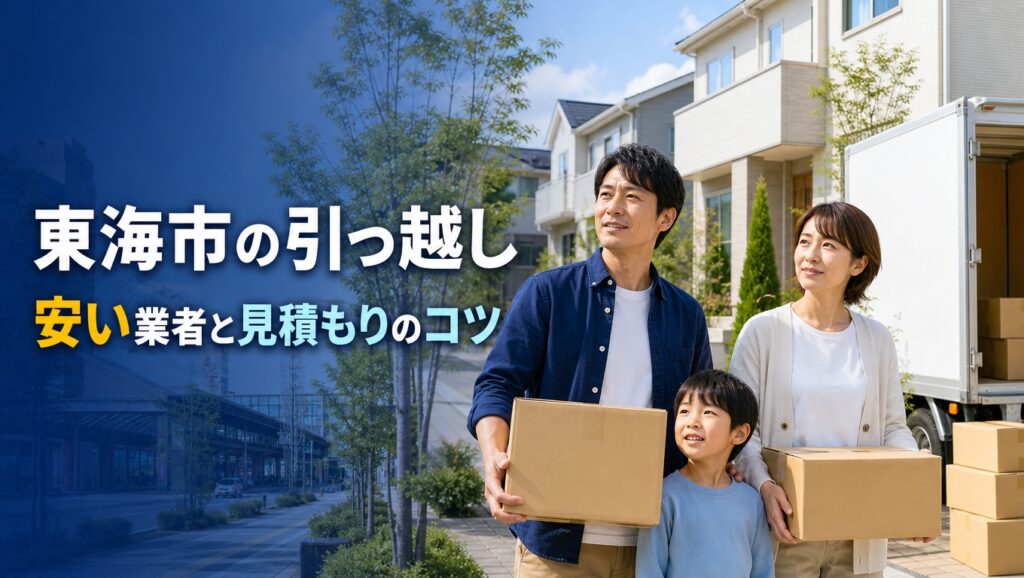東海市で安い引っ越し業者おすすめ比較：口コミ・料金相場・見積もりガイド