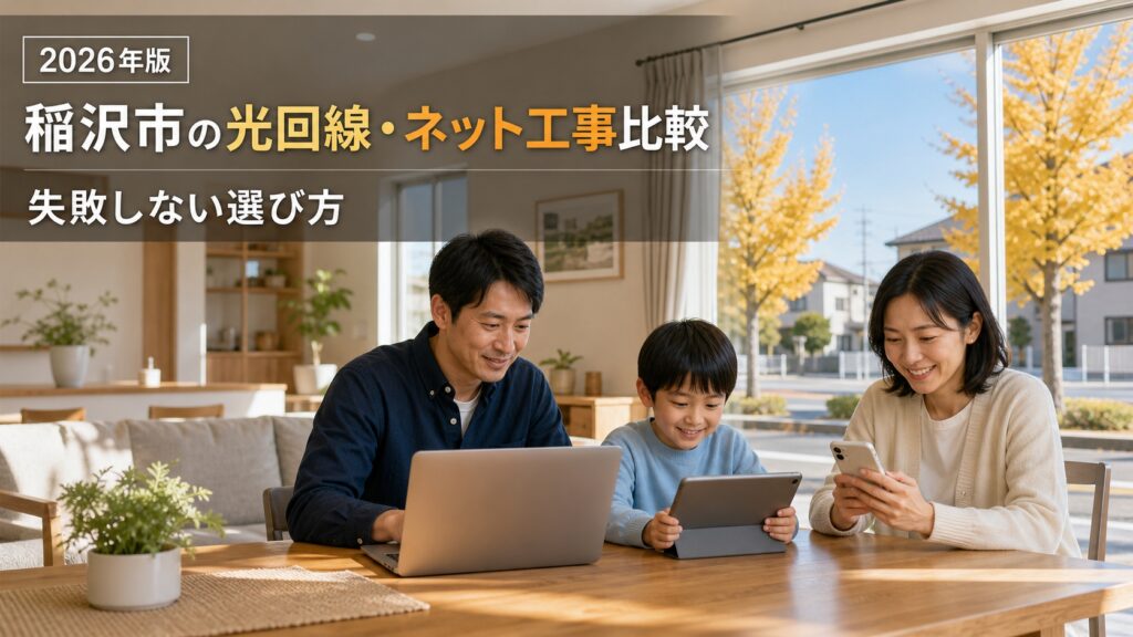 【2026年版】稲沢市で光回線を選ぶなら？おすすめインターネット工事を徹底比較