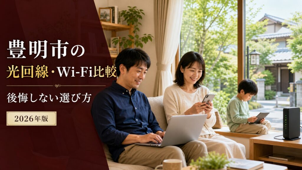 【2026年版】豊明市のインターネット回線おすすめ　光回線ランキング
