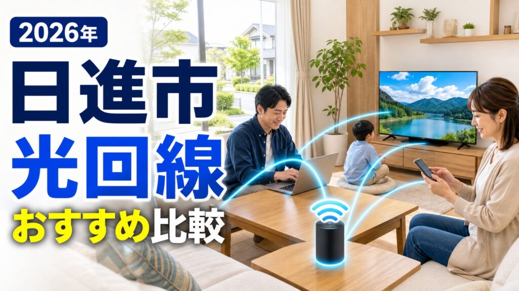 【2026年版】日進市で光回線を契約するなら？おすすめ回線比較