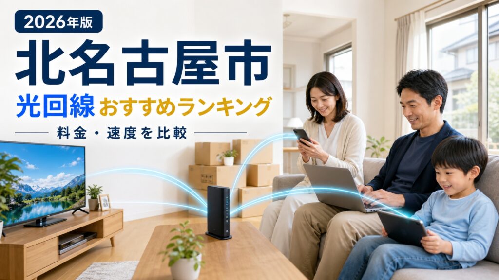 【2026年版】北名古屋市の光回線おすすめランキング｜料金・速度を比較