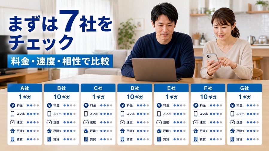 【2026年版】扶桑町でインターネット回線を契約するなら？おすすめ光回線7選を料金・速度で比較