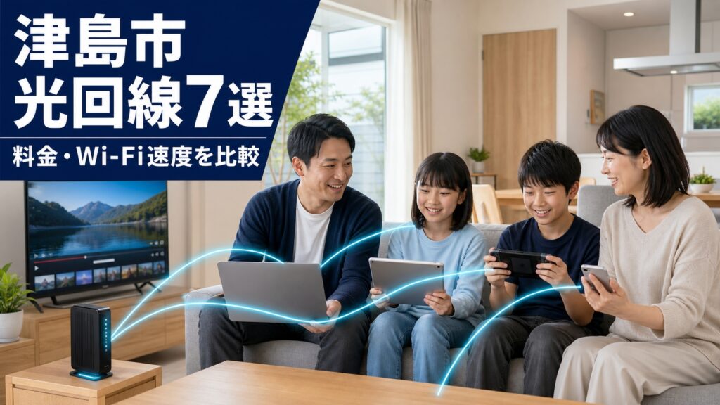 【2026年版】津島市でインターネット回線を選ぶなら？おすすめ光回線7選を料金・Wi-Fi速度で比較