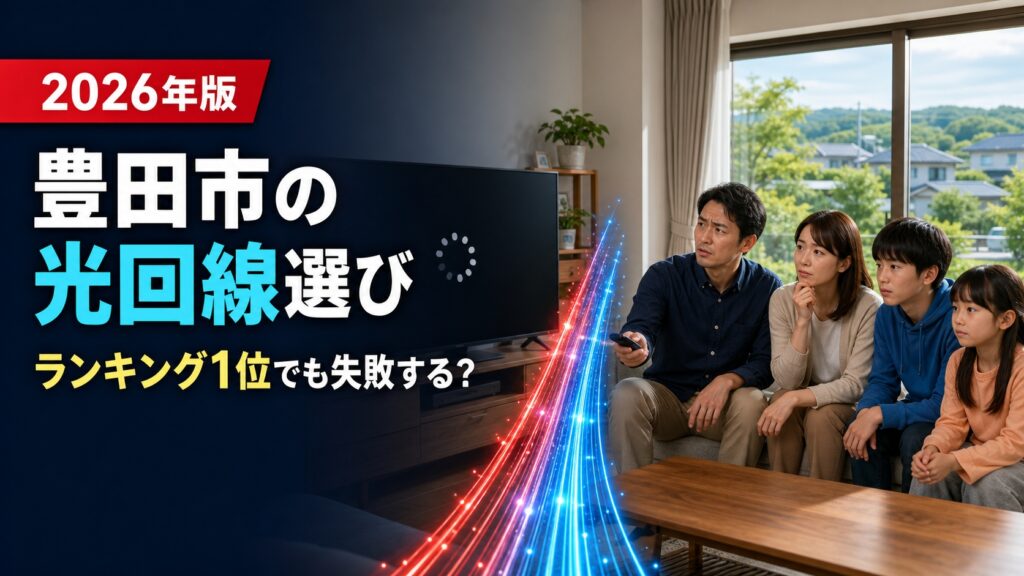 【2026年版】豊田市でおすすめのインターネット回線、Wi-Fi光回線を徹底比較