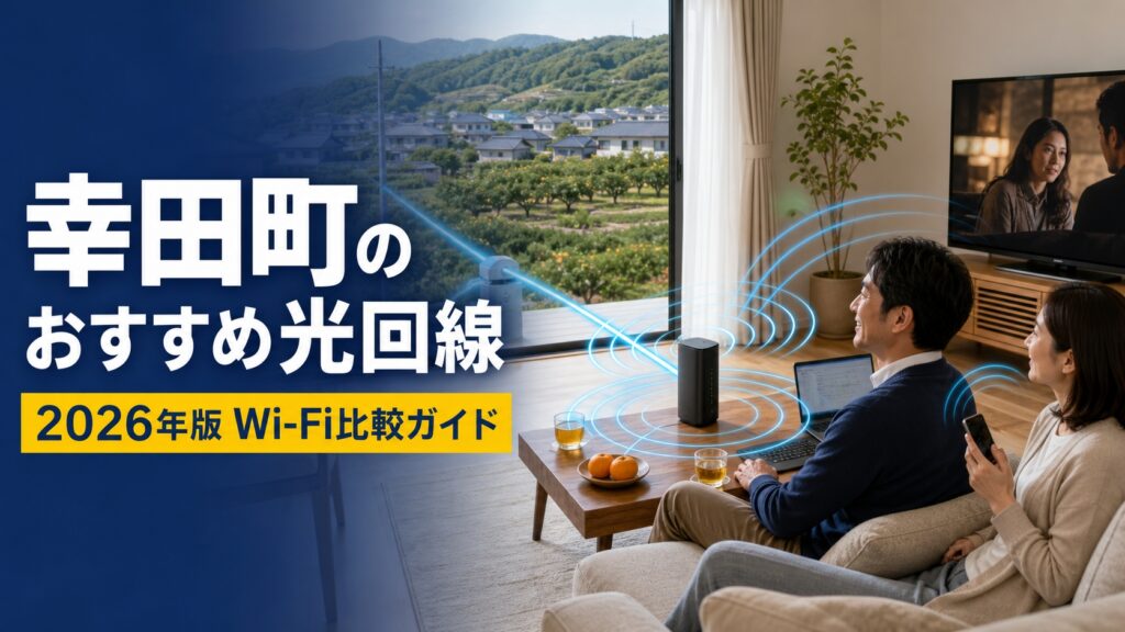 【2026年版】幸田町でおすすめのインターネット回線・光回線Wi-Fi比較ガイド