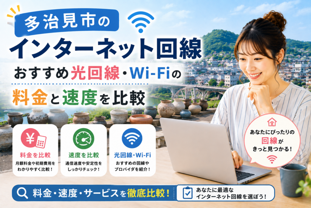 多治見市インターネット光回線おすすめ業者 多治見市インターネット光回線おすすめ業者
