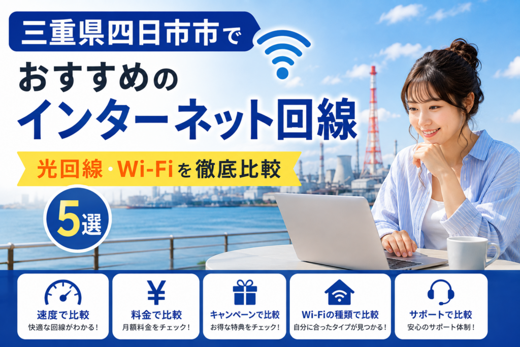 四日市市　インターネット光回線　おすすめ業者