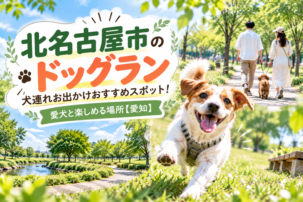 北名古屋市のドッグラン犬連れお出かけおすすめスポット！愛犬と楽しめる場所【愛知】