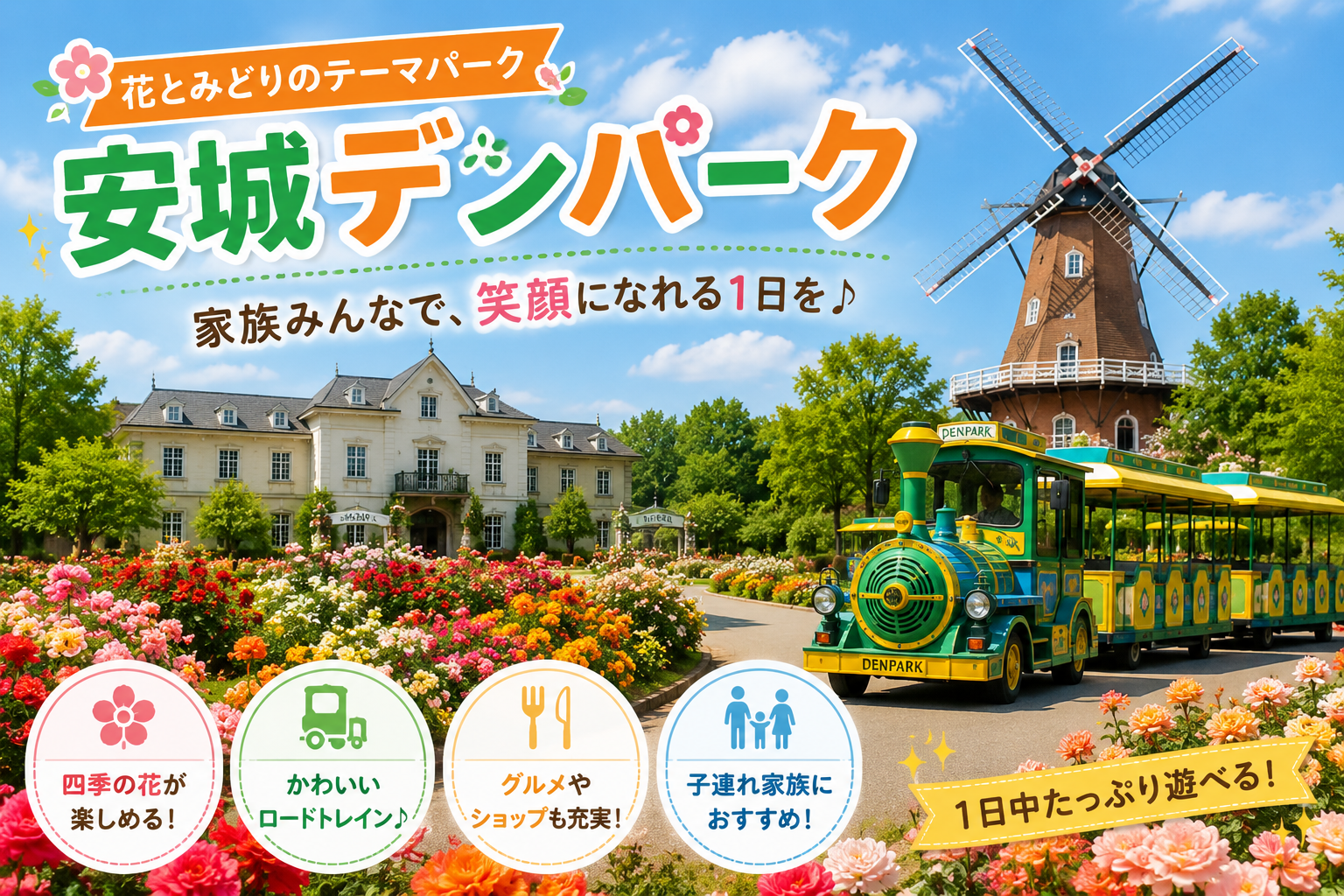 安城デンパークの園内
